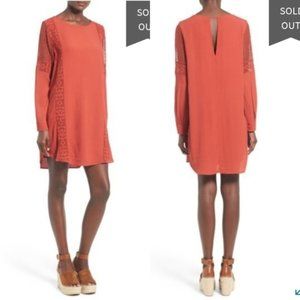 ASTR the Label Burnt Orange Dress